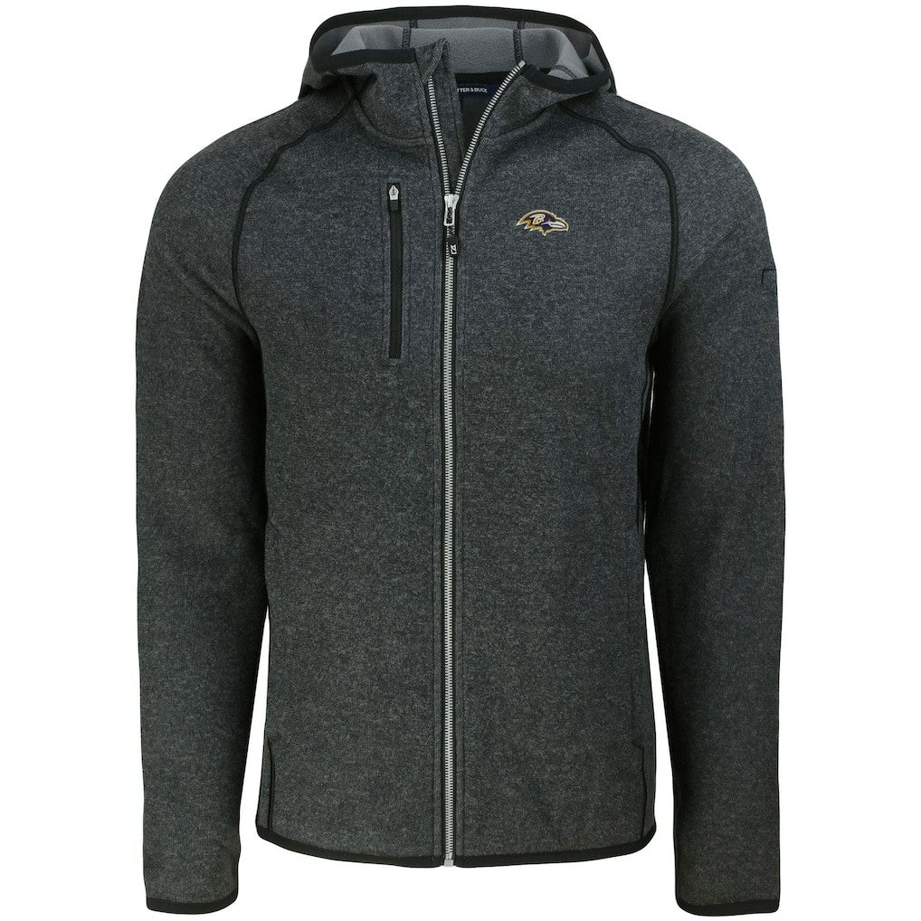 Baltimore Ravens  Cutter & Buck Mainsail Full-Zip Hooded Jacket