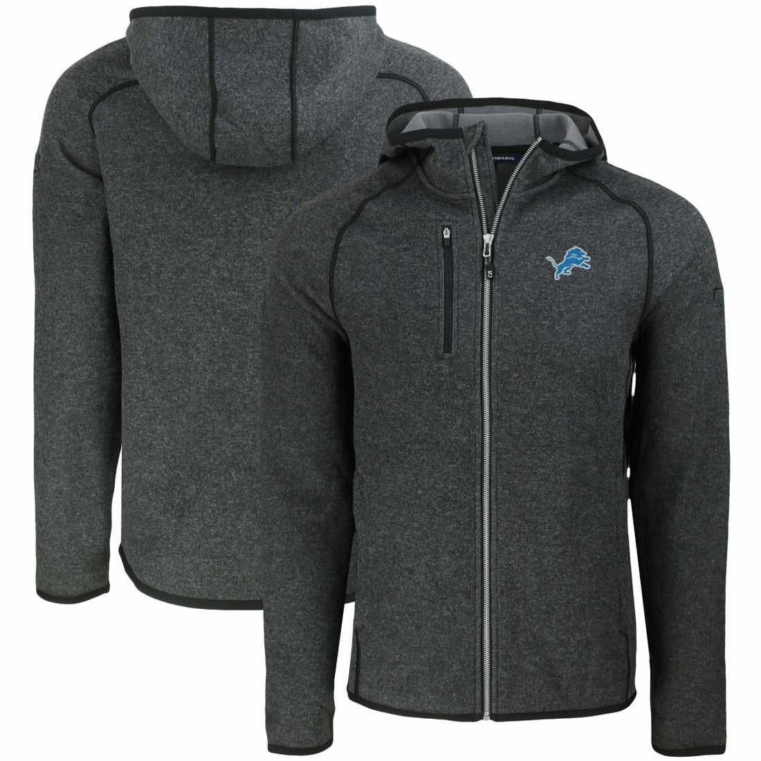 Detroit Lions  Cutter & Buck Mainsail Full-Zip Hooded Jacket