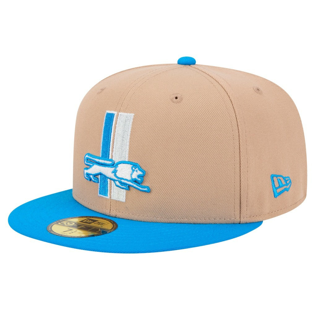 Detroit Lions New Era Throwback Logo Main 59FIFTY Fitted Hat