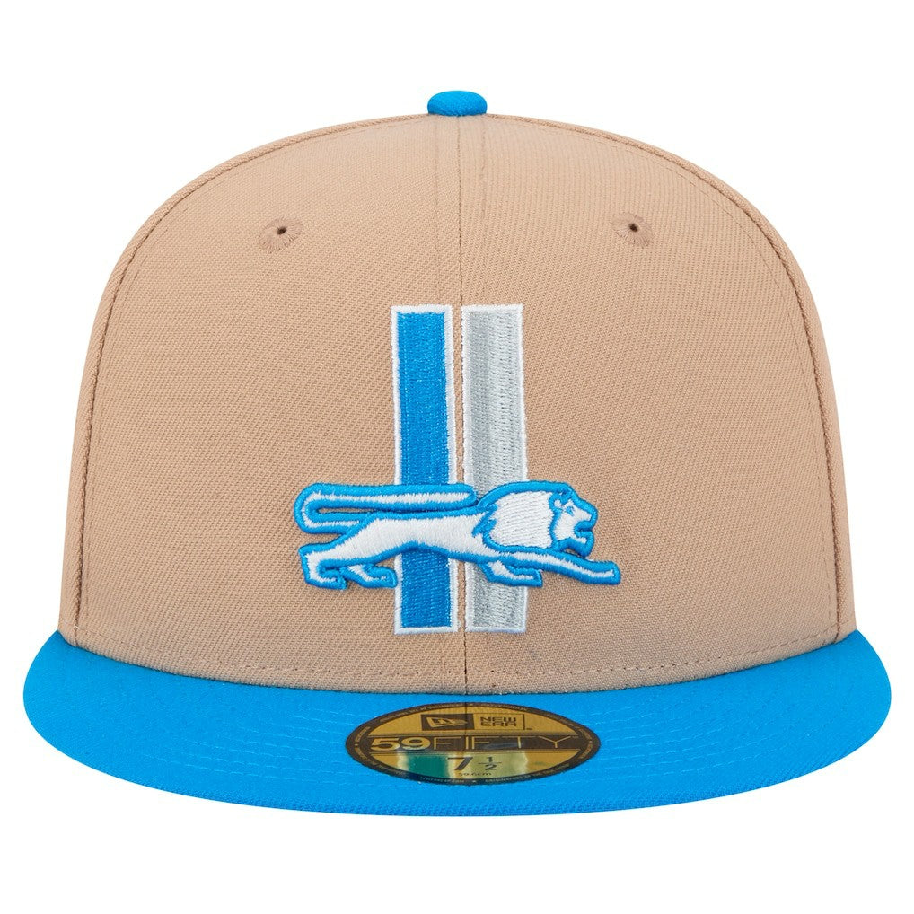 Detroit Lions New Era Throwback Logo Main 59FIFTY Fitted Hat