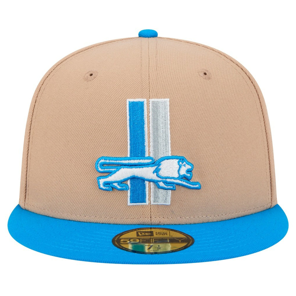 Detroit Lions New Era Throwback Logo Main 59FIFTY Fitted Hat