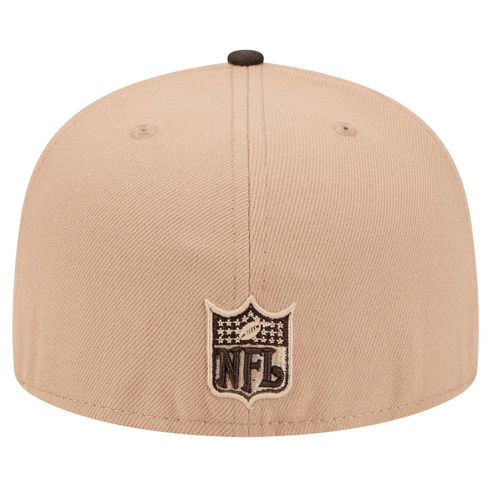 Cleveland Browns New Era Throwback Logo Main 59FIFTY Fitted Hat
