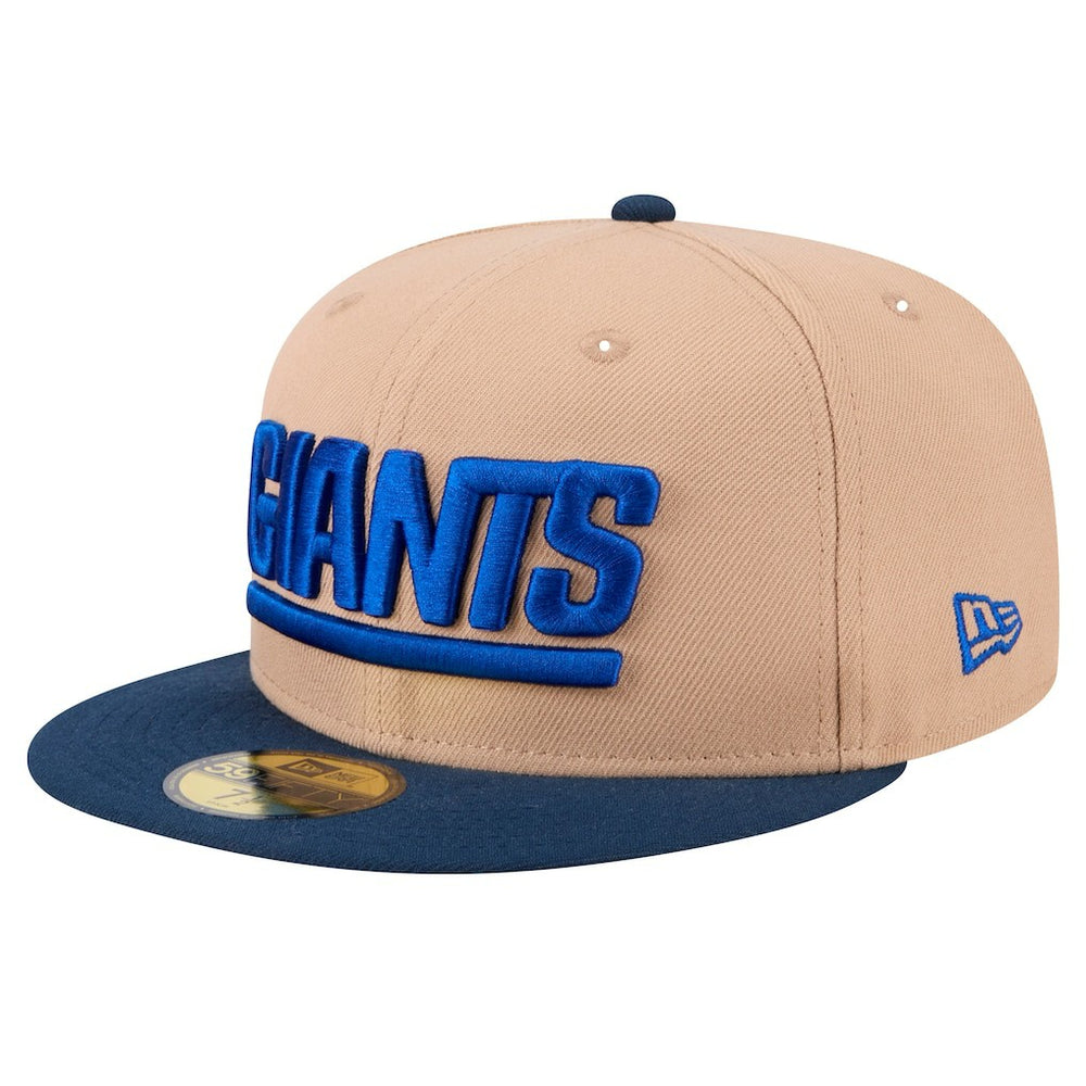 New York Giants New Era Wordmark Logo Main 59FIFTY Fitted Hat