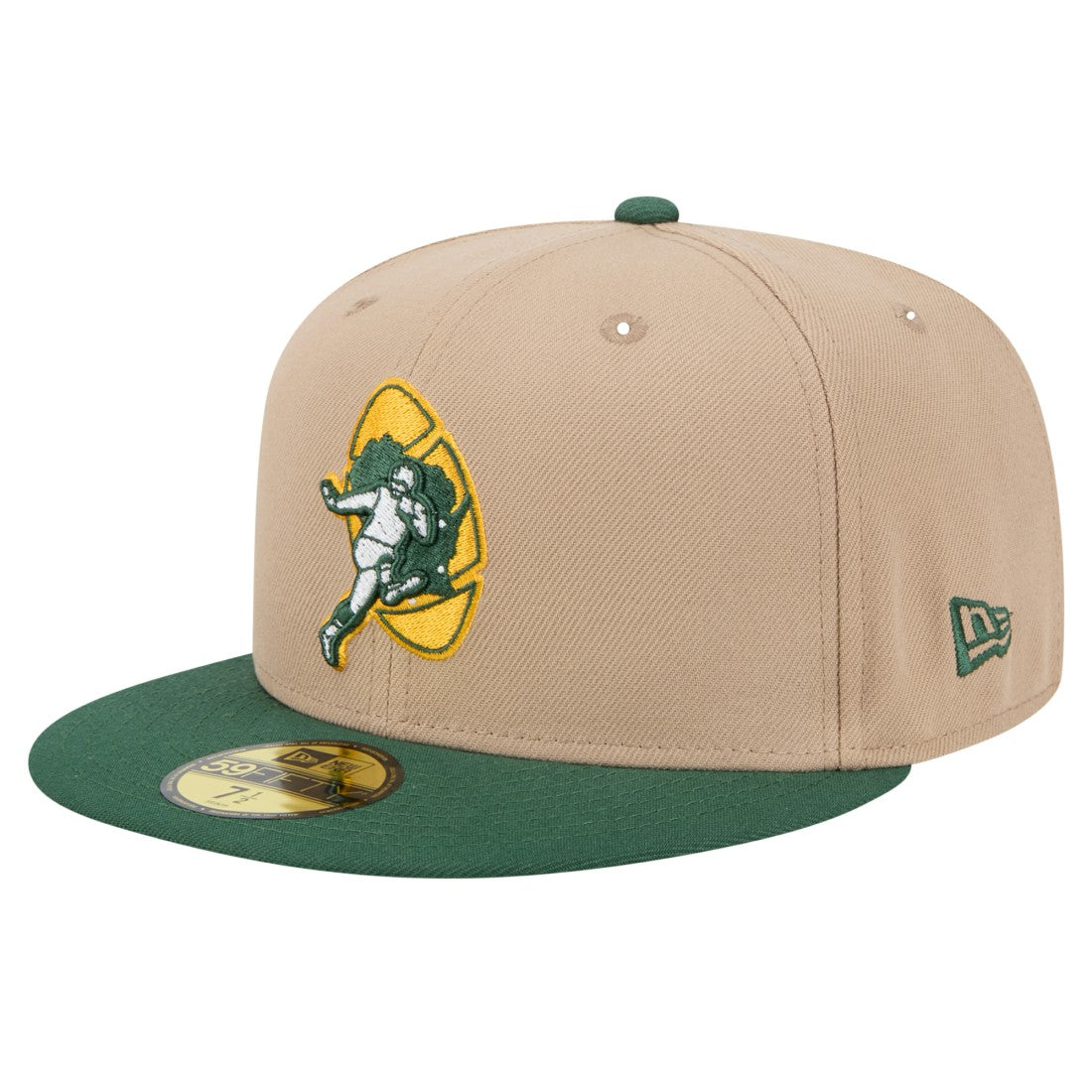 Green Bay Packers New Era Throwback Logo Main 59FIFTY Fitted Hat