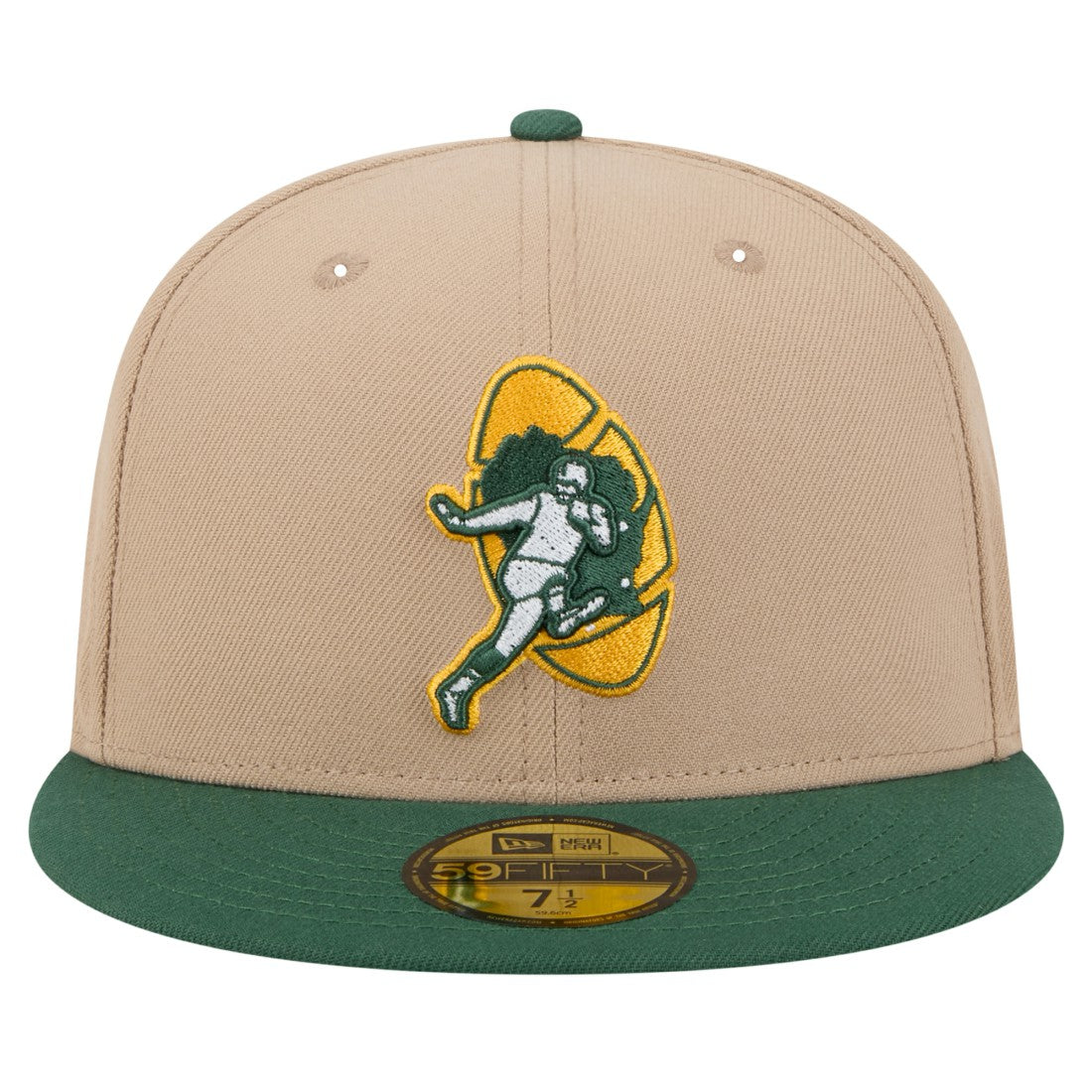 Green Bay Packers New Era Throwback Logo Main 59FIFTY Fitted Hat