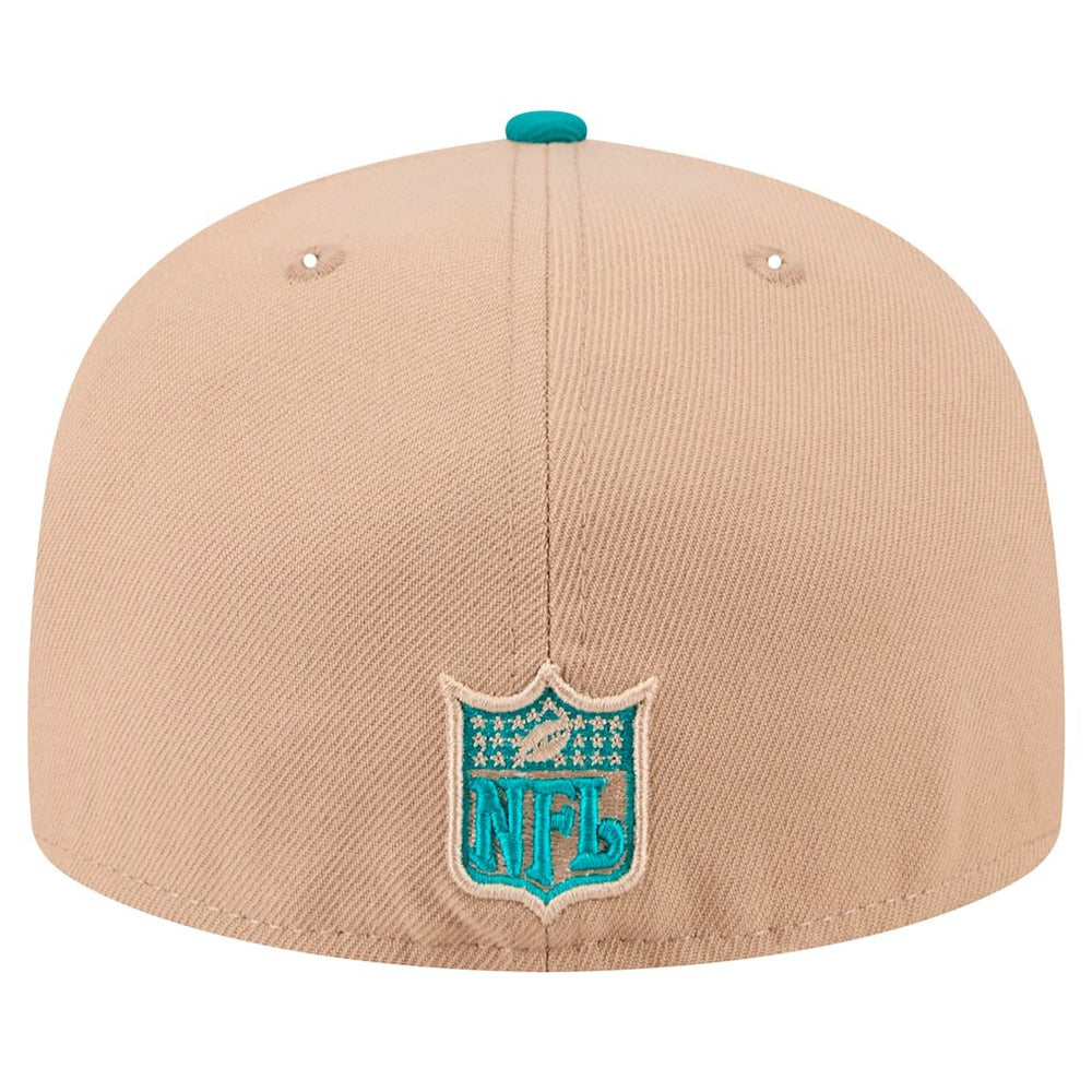 Miami Dolphins New Era Throwback Logo Main 59FIFTY Fitted Hat