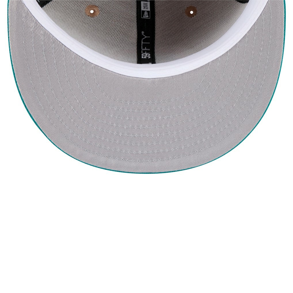 Miami Dolphins New Era Throwback Logo Main 59FIFTY Fitted Hat