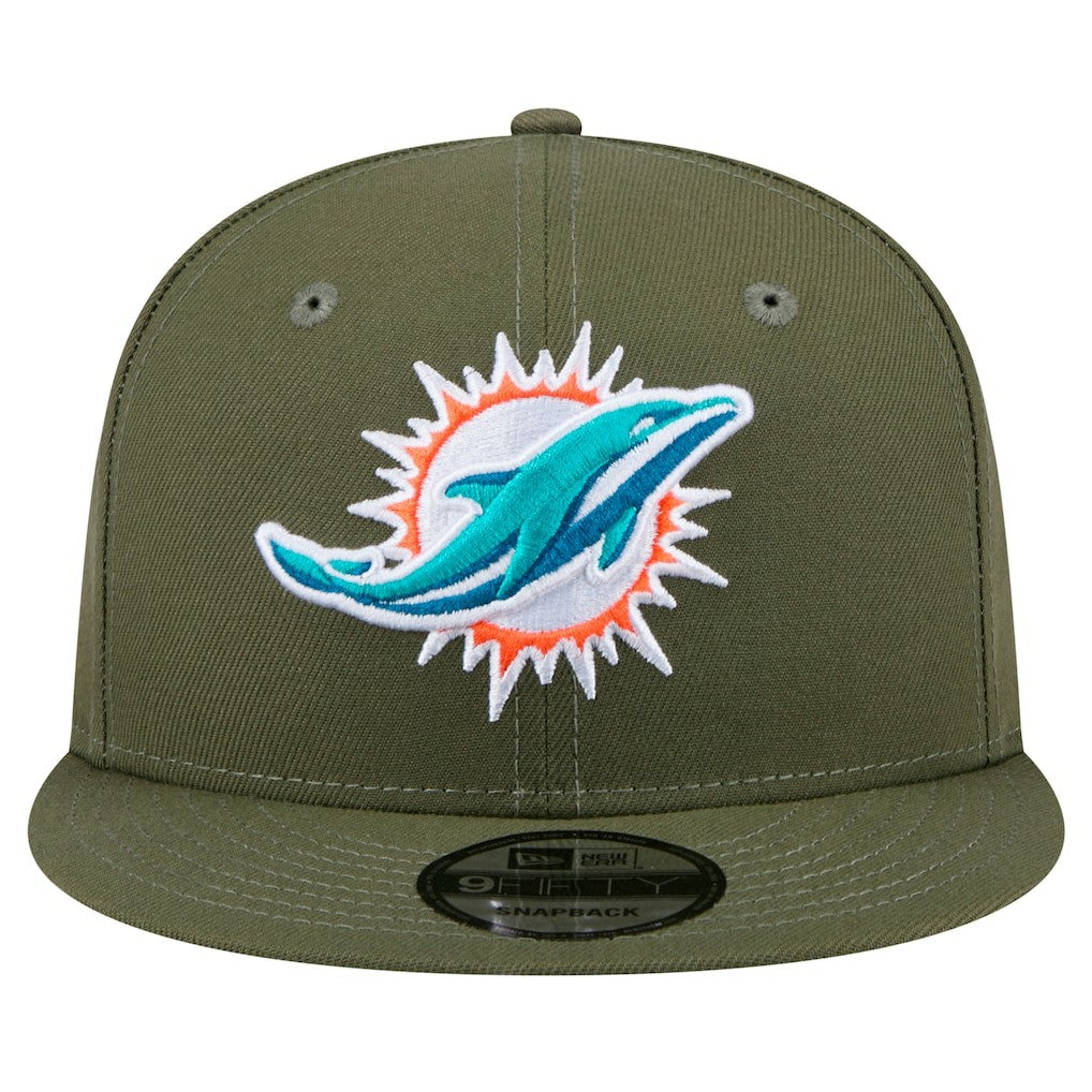 Miami Dolphins New Era Main 9FIFTY Snapback Hat