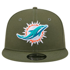 Miami Dolphins New Era Main 9FIFTY Snapback Hat
