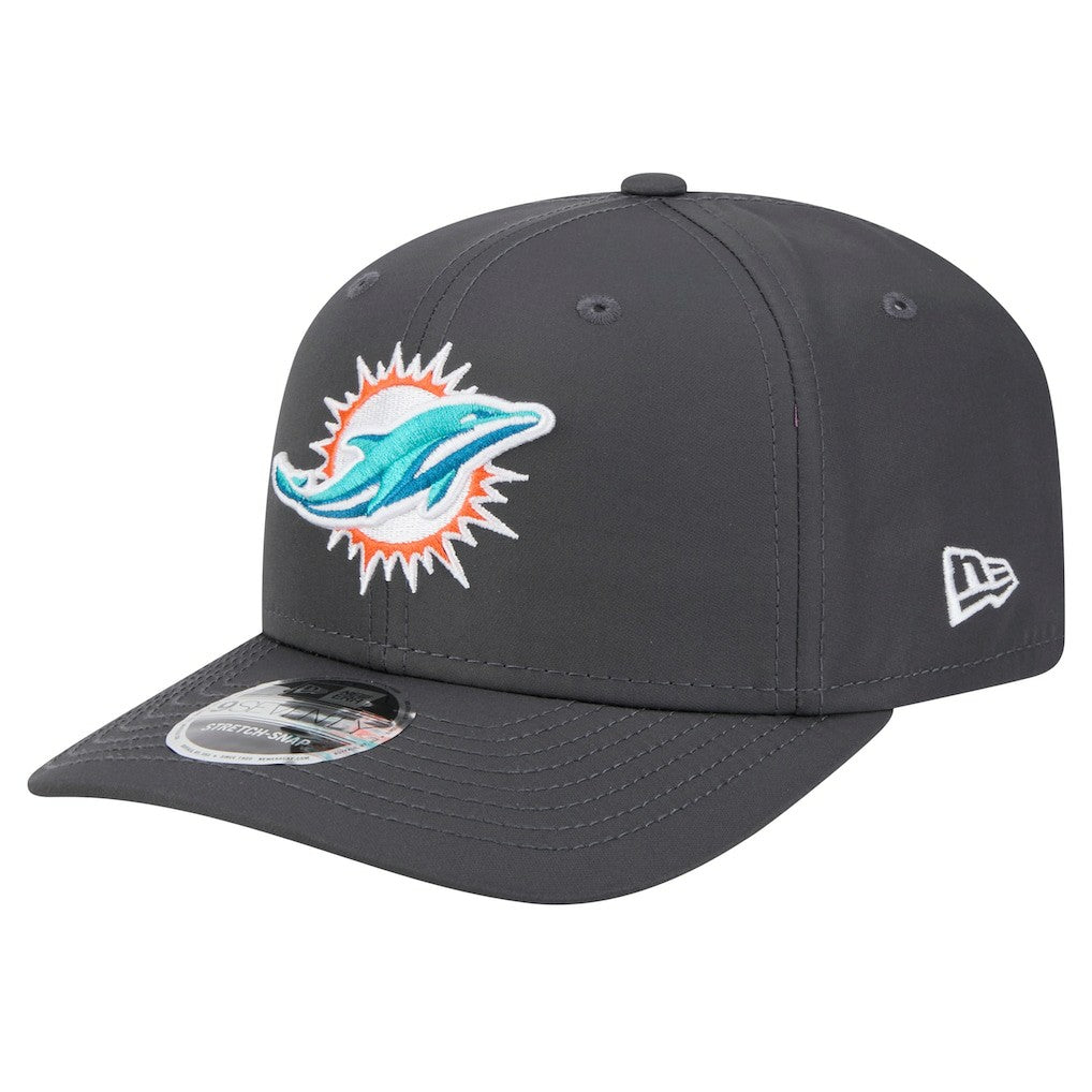 Miami Dolphins New Era Main 9SEVENTY Stretch-Snap Hat