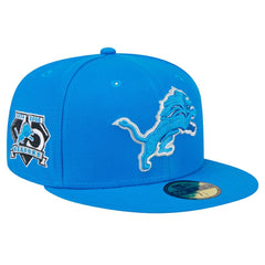 Detroit Lions New Era Main Side Patch 59FIFTY Fitted Hat