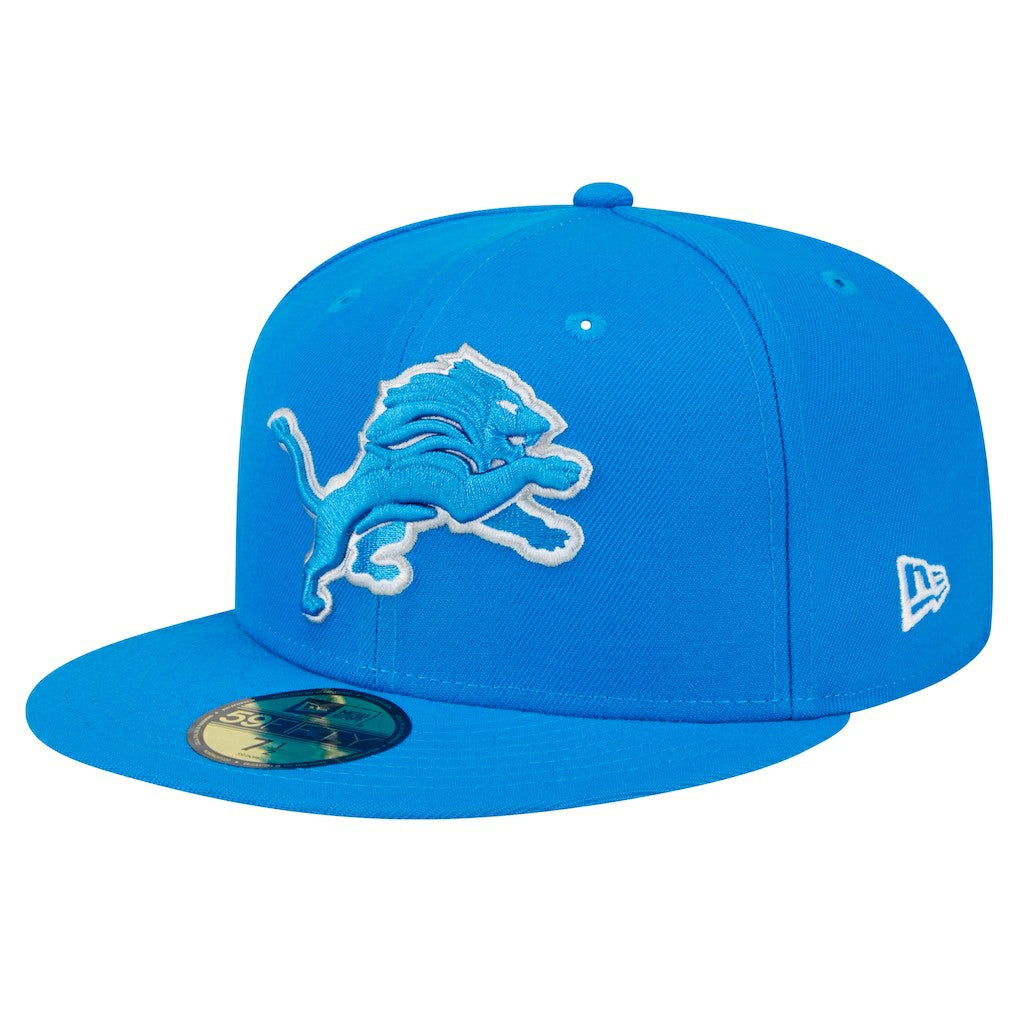 Detroit Lions New Era Main Side Patch 59FIFTY Fitted Hat