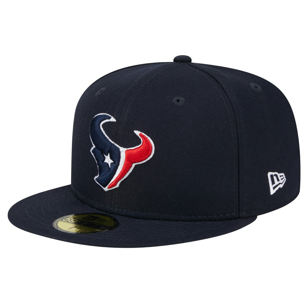 Houston Texans New Era Main Side Patch 59FIFTY Fitted Hat