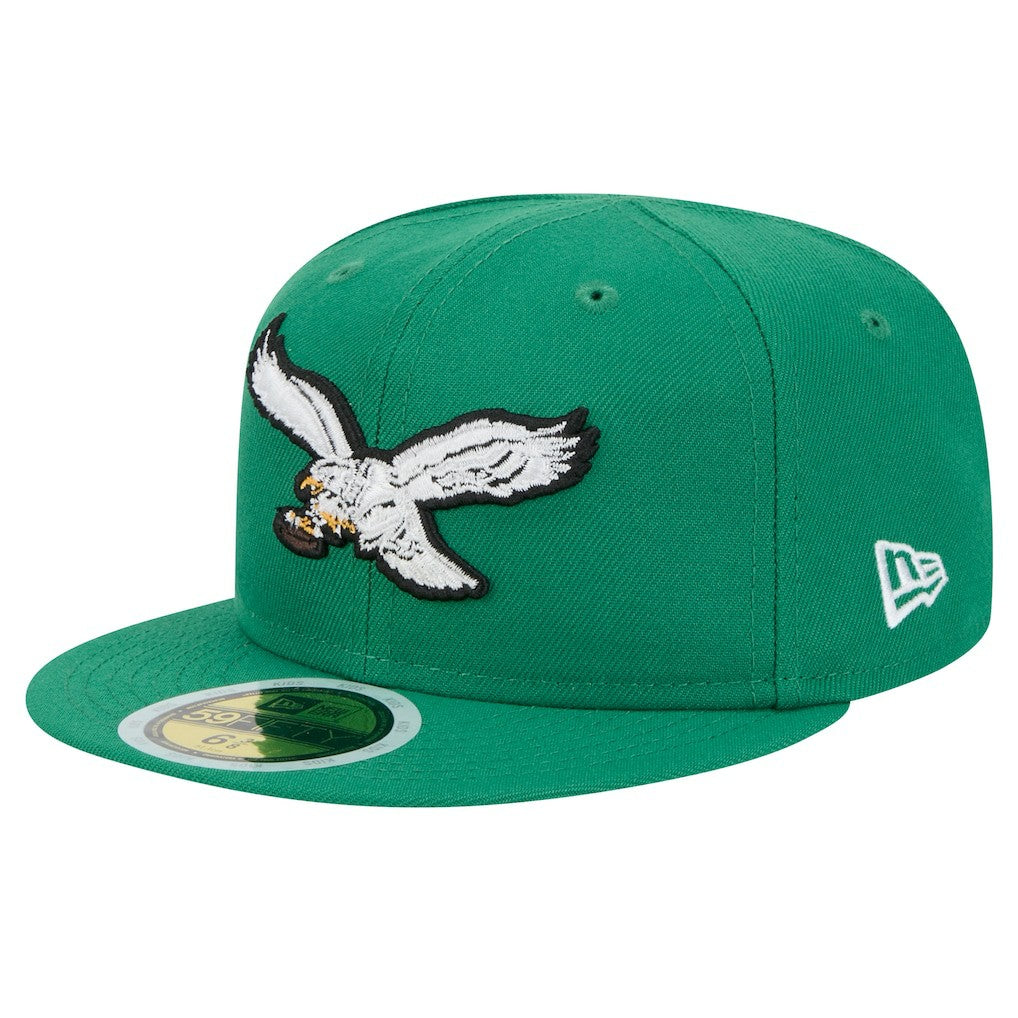 Philadelphia Eagles New Era Youth Main 59FIFTY Fitted Hat