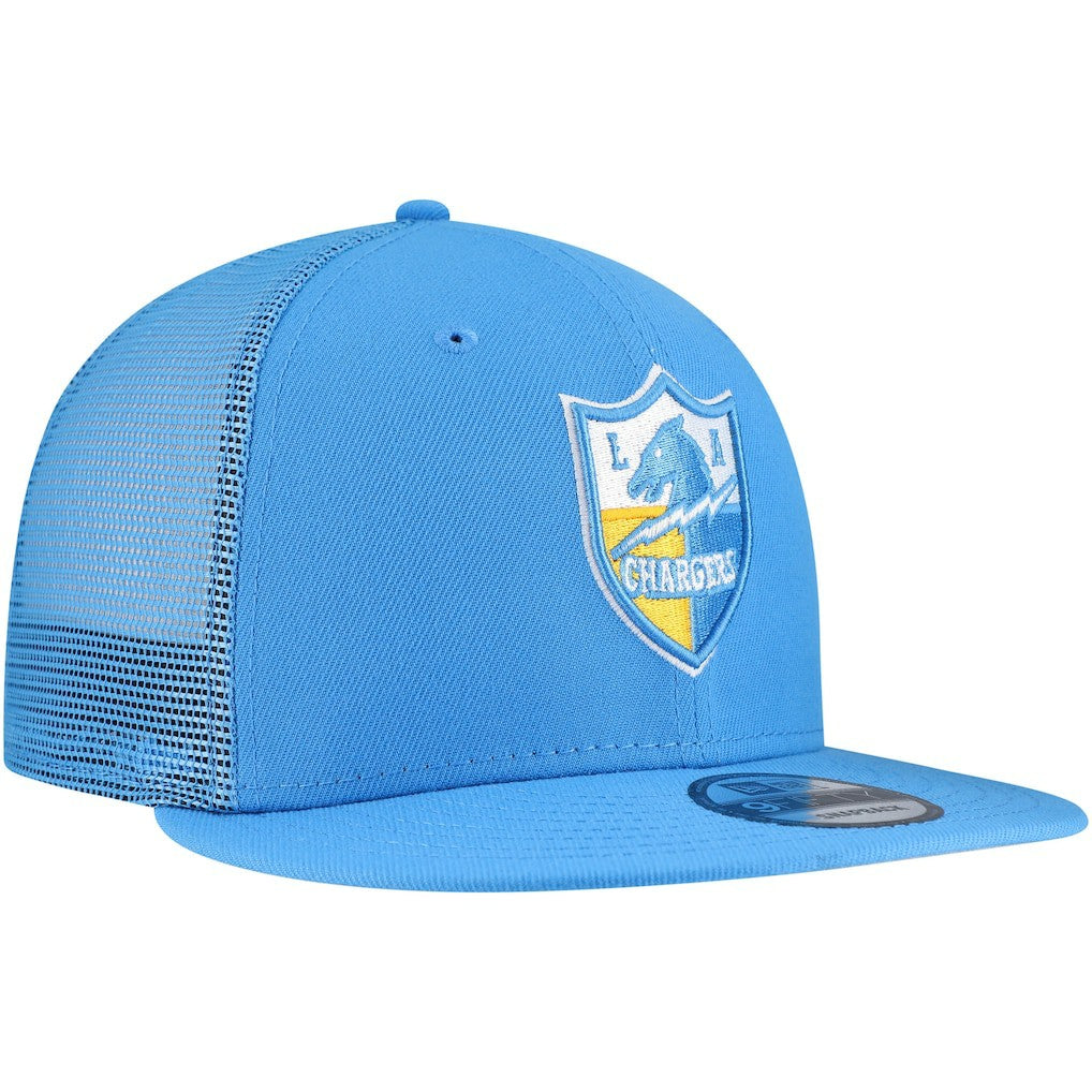 Los Angeles Chargers New Era Throwback Main Trucker 9FIFTY Snapback Hat
