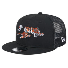 Cincinnati Bengals New Era Throwback Main Trucker 9FIFTY Snapback Hat