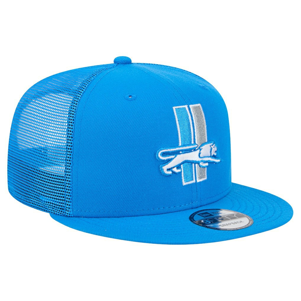 Detroit Lions New Era Throwback Main Trucker 9FIFTY Snapback Hat