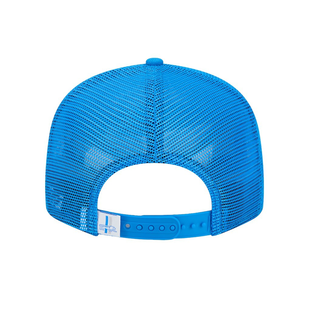 Detroit Lions New Era Throwback Main Trucker 9FIFTY Snapback Hat