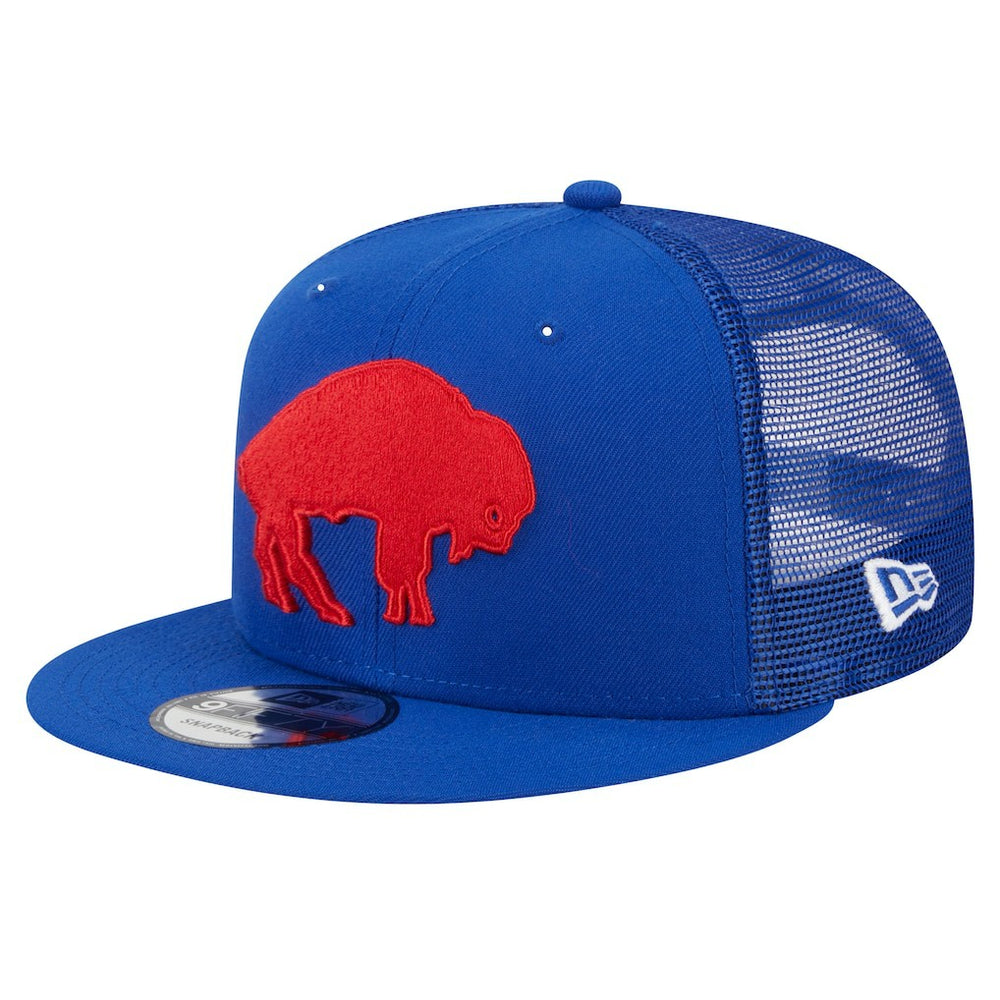 Buffalo Bills New Era Throwback Main Trucker 9FIFTY Snapback Hat