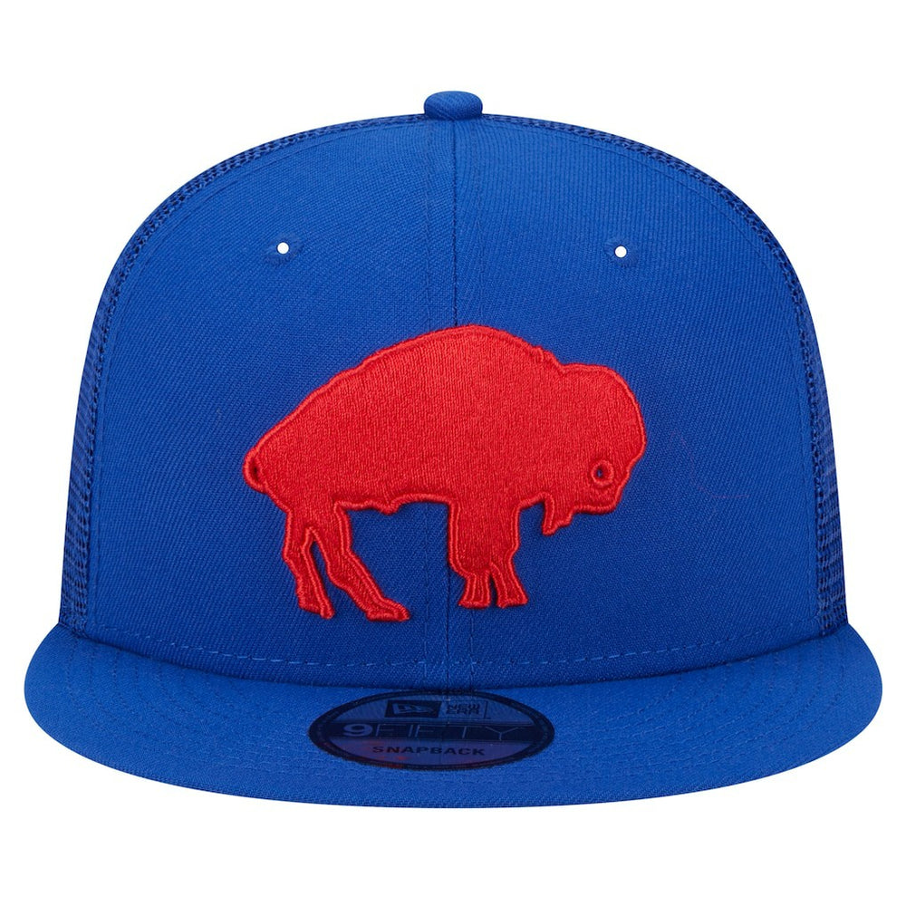 Buffalo Bills New Era Throwback Main Trucker 9FIFTY Snapback Hat