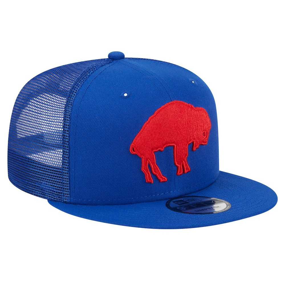 Buffalo Bills New Era Throwback Main Trucker 9FIFTY Snapback Hat