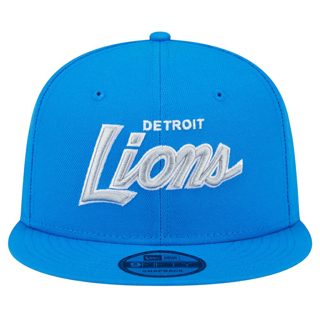 Detroit Lions New Era Main Script 9FIFTY Snapback Hat