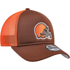 Cleveland Browns New Era Youth A-Frame 9FORTY Trucker Adjustable Hat