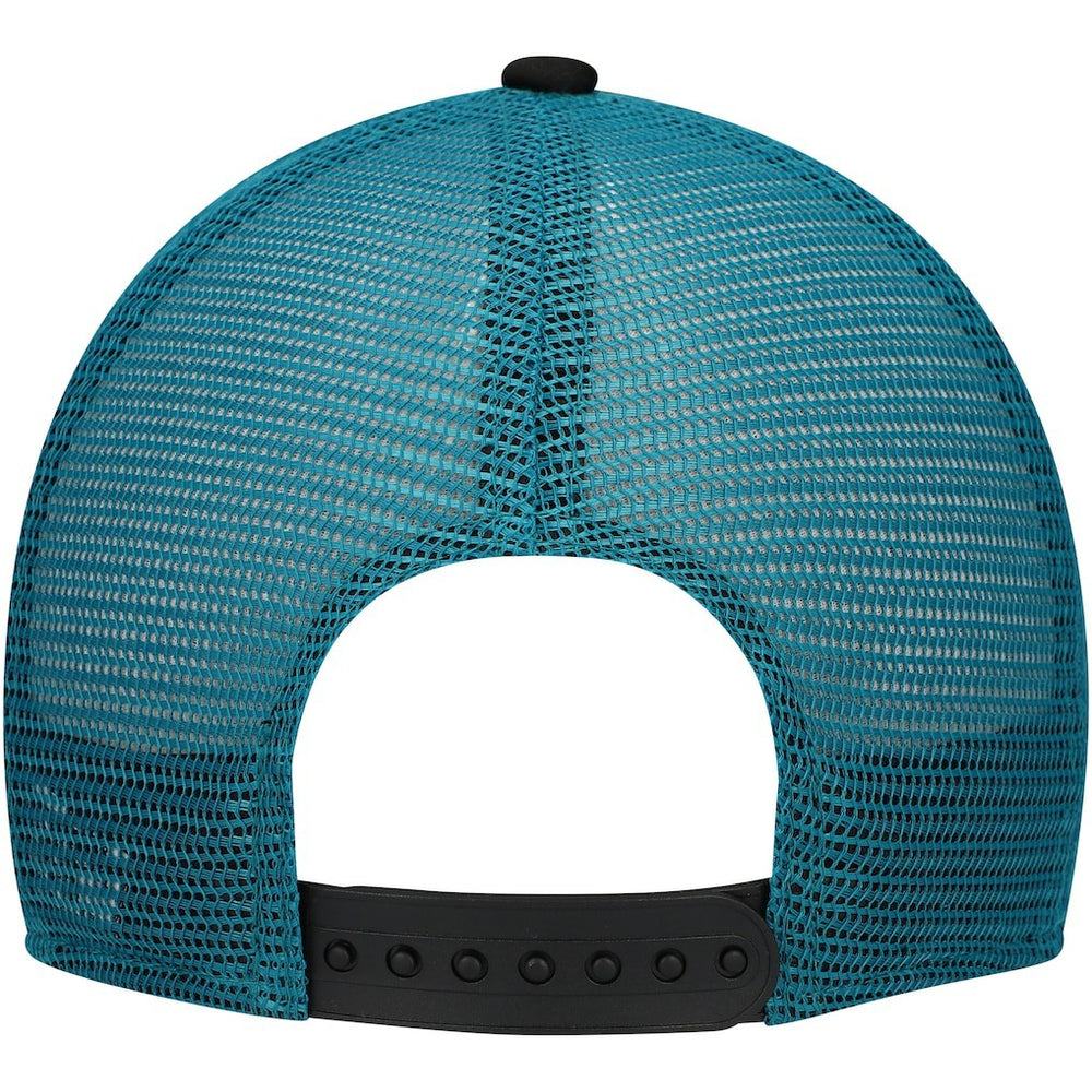 Jacksonville Jaguars New Era Youth A-Frame 9FORTY Trucker Adjustable Hat