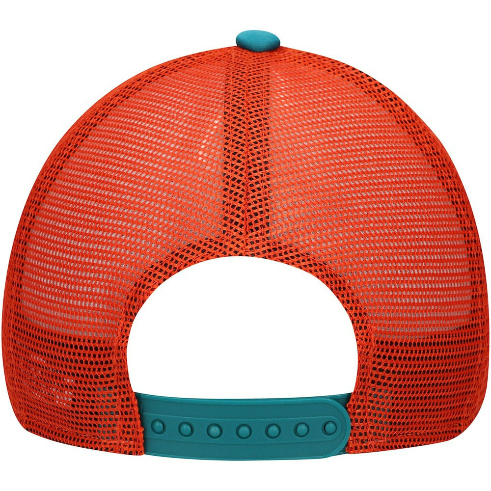 Miami Dolphins New Era Youth A-Frame 9FORTY Trucker Adjustable Hat