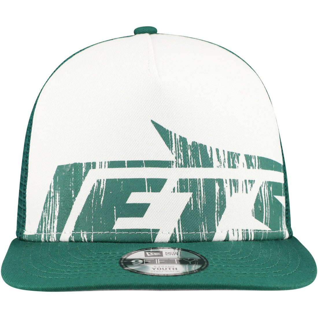 New York Jets New Era Youth Distressed 9FIFTY A-Frame Snapback Hat
