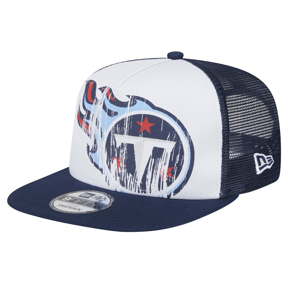 Tennessee Titans New Era Youth Distressed 9FIFTY A-Frame Snapback Hat