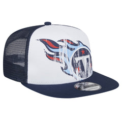 Tennessee Titans New Era Youth Distressed 9FIFTY A-Frame Snapback Hat