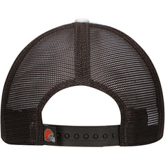 Cleveland Browns New Era Youth Sport Night Color Block 9FORTY A-Frame Trucker Adjustable Hat