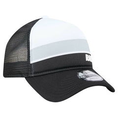 Las Vegas Raiders New Era Youth Sport Night Color Block 9FORTY A-Frame Trucker Adjustable Hat