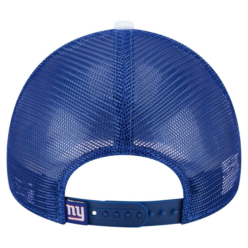 New York Giants New Era Youth Sport Night Color Block 9FORTY A-Frame Trucker Adjustable Hat