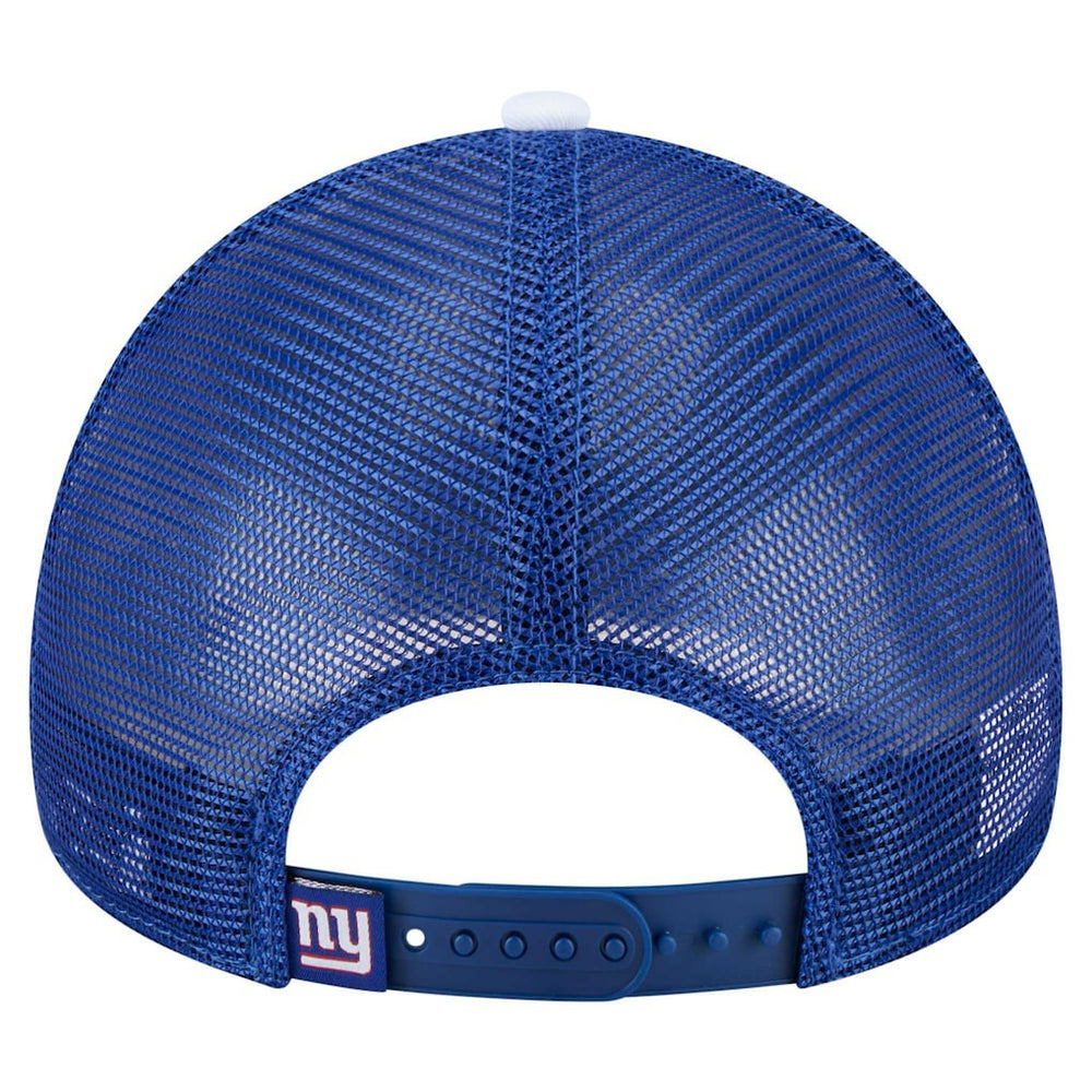 New York Giants New Era Youth Sport Night Color Block 9FORTY A-Frame Trucker Adjustable Hat