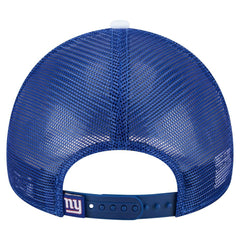 New York Giants New Era Youth Sport Night Color Block 9FORTY A-Frame Trucker Adjustable Hat