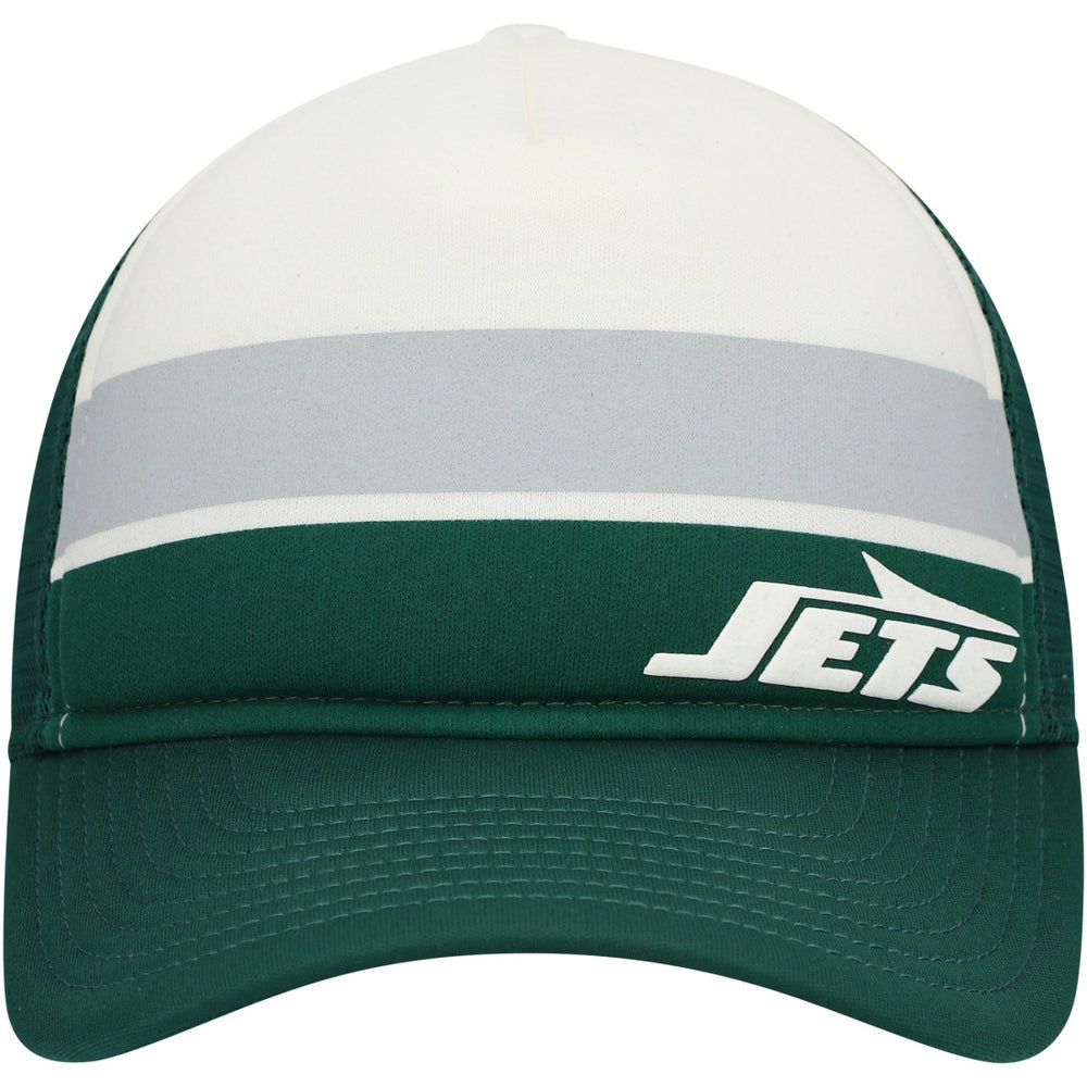 New York Jets New Era Youth Sport Night Color Block 9FORTY A-Frame Trucker Adjustable Hat
