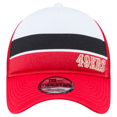 San Francisco 49ers New Era Youth Sport Night Color Block 9FORTY A-Frame Trucker Adjustable Hat