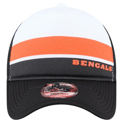 Cincinnati Bengals New Era Preschool Sport Night Color Block 9FORTY A-Frame Trucker Adjustable Hat