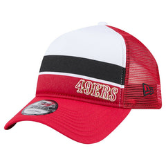 San Francisco 49ers New Era Preschool Sport Night Color Block 9FORTY A-Frame Trucker Adjustable Hat