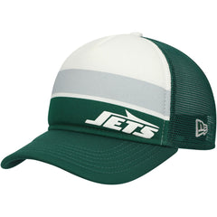 New York Jets New Era Preschool Sport Night Color Block 9FORTY A-Frame Trucker Adjustable Hat