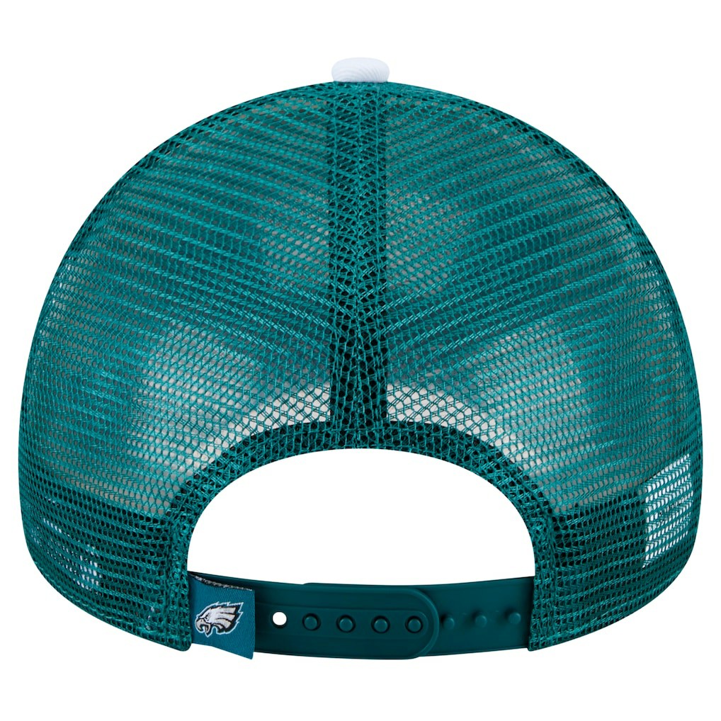 Philadelphia Eagles New Era Preschool Sport Night Color Block 9FORTY A-Frame Trucker Adjustable Hat