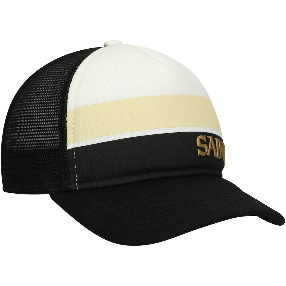 New Orleans Saints New Era Preschool Sport Night Color Block 9FORTY A-Frame Trucker Adjustable Hat