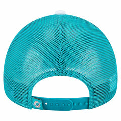 Miami Dolphins New Era Preschool Sport Night Color Block 9FORTY A-Frame Trucker Adjustable Hat