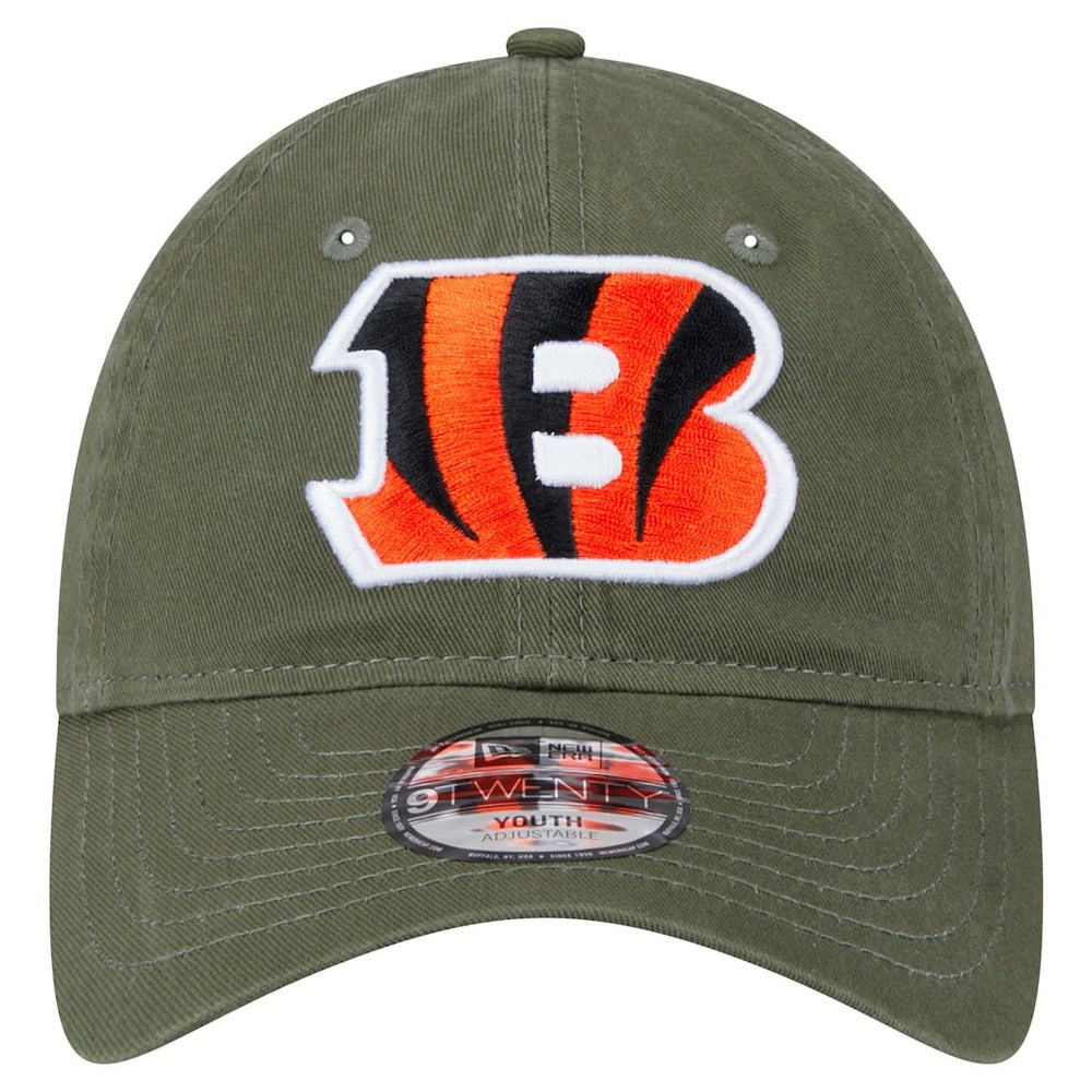 Cincinnati Bengals New Era Youth Main 9TWENTY Adjustable Hat