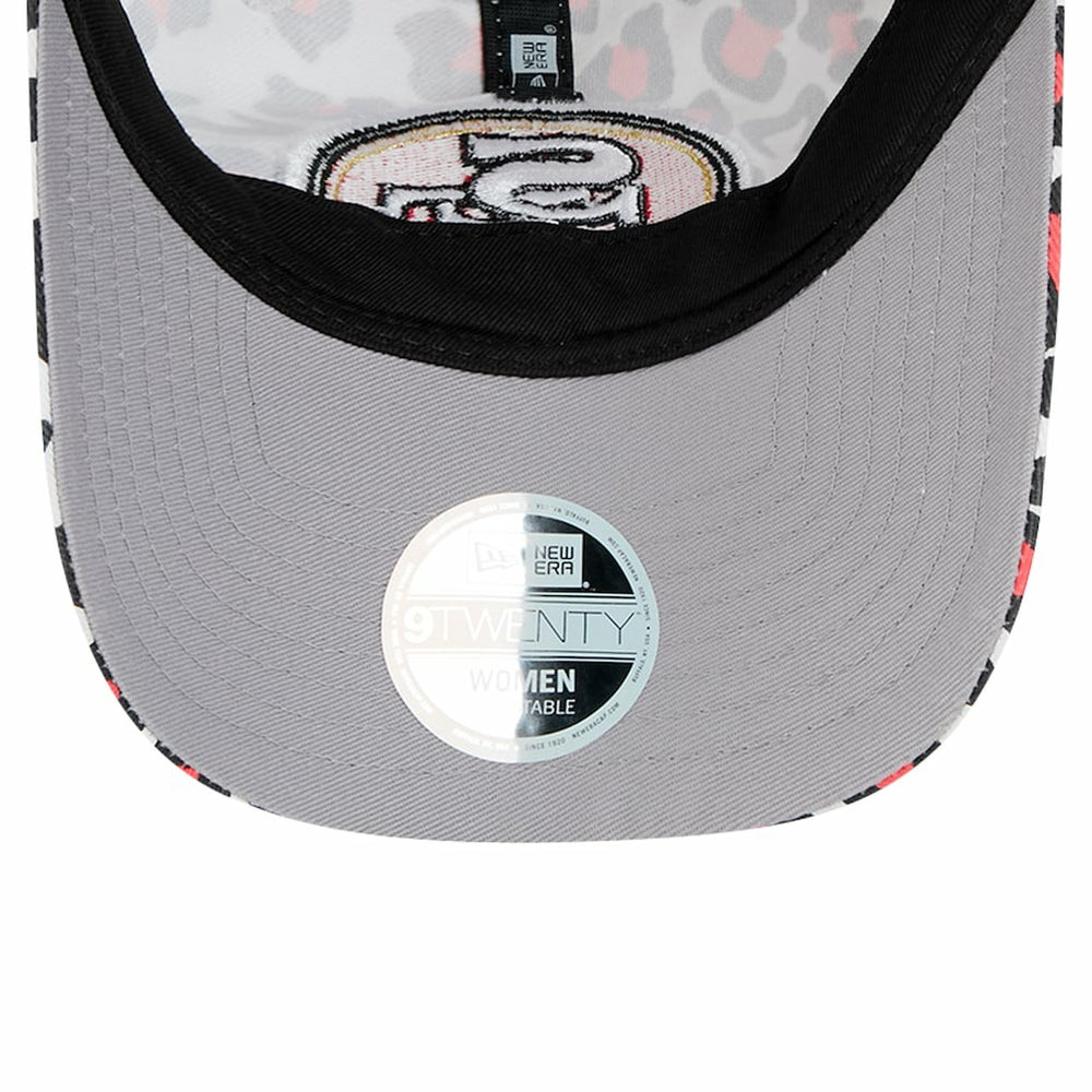 San Francisco 49ers New Era Girls Youth Active Leopard 9TWENTY Adjustable Hat