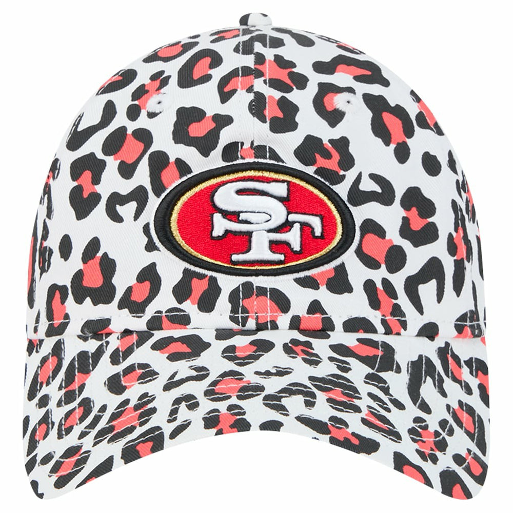 San Francisco 49ers New Era Preschool Active Leopard 9TWENTY Adjustable Hat