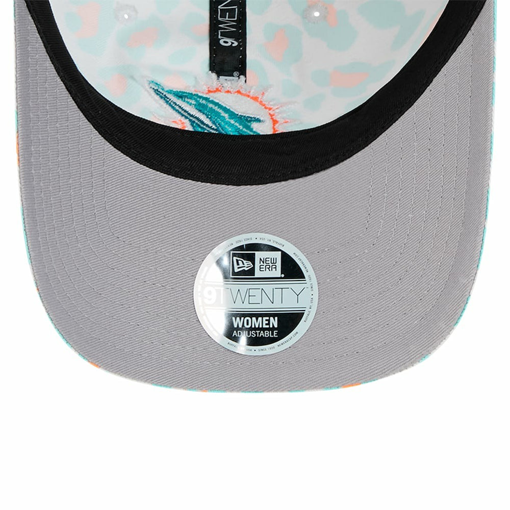 Miami Dolphins New Era Preschool Active Leopard 9TWENTY Adjustable Hat