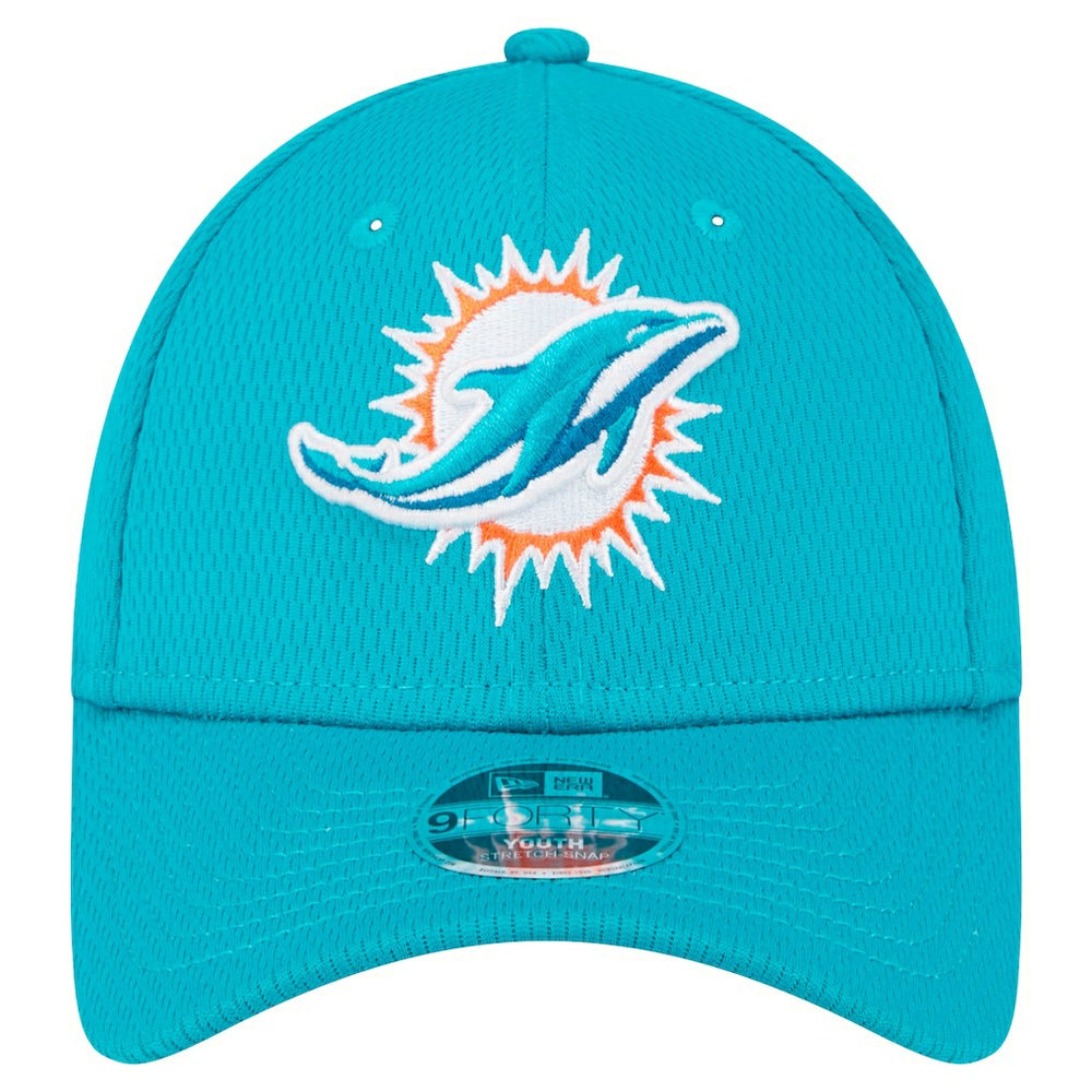 Miami Dolphins New Era Preschool Main 9FORTY Adjustable Hat
